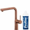 KFA DUERO PURE MOVE ROSE GOLD bateria kuchenna z filtracją wody oraz wyciąganą wylewką miedź szczotkowana 662342234